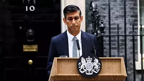 British Prime Minister Rishi Sunak