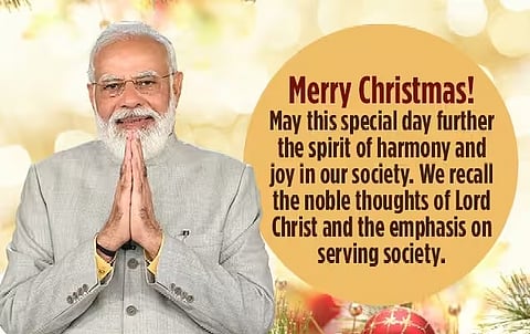 PM Modi extends Christmas greetings