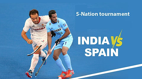5-Nation tournament India Vs Spain.