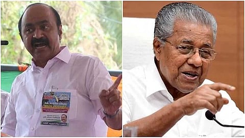 Opposition UDF leader V D Satheesan and Kerala CM P Vijayan