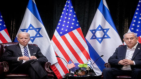 US President Joe Biden and Israeli PM Benjamin Netanyahu