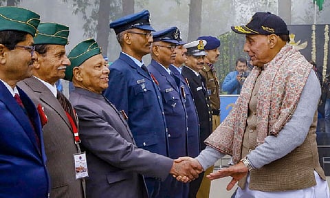 Singh interacted with the armed forces veterans attending the event and expressed his heartfelt gratitude to them for their selfless service to the motherland.
