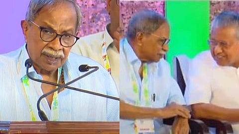 M T Vasudevan Nair during the literary festival in Kozhikode
