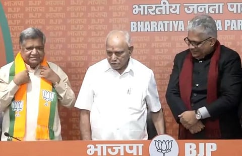 Former Karnataka CM Jagdish Shettar Rejoins BJP