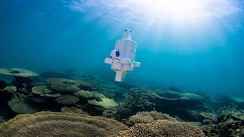 Advanced underwater vehicle launched to monitor coral reefs