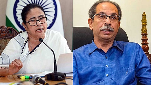 W Bengal CM Mamata Banerjee and Shiv Sena (UBT) president Uddhav Thackeray 