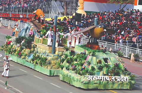 Breathtaking Display: Arunachal Pradesh Showcases Bugun Community Reserve at Republic Day Celebration