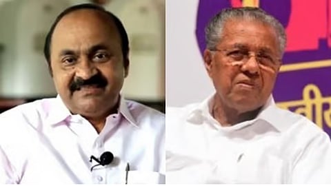 Kerala opposition leader V D Satheesan and CM Pinarayi Vijayan