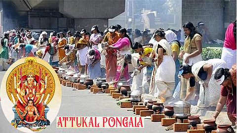 Sacred ritual 'Pongala' offered to Attukal Bhagavathy, Thiruvananthapuram.