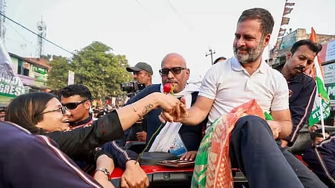 Rahul Gandhi during Bharat Jodo Nyay Yatra