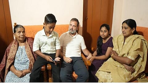 Rahul Gandhi visits Wayanad; meets families of elephant attacks victims