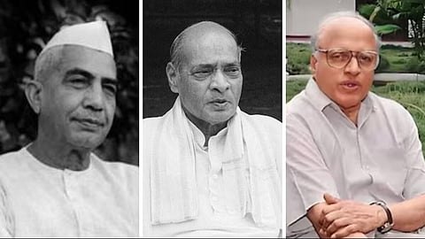 Former PMs Charan Singh,Narasimha Rao  and M S Swaminathan 