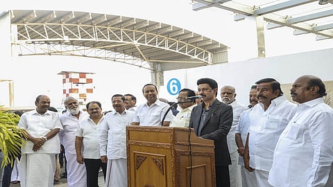 Tamil Nadu CM M K Stalin to reporters