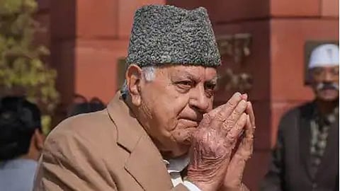 National Conference (NC) president Farooq Abdullah