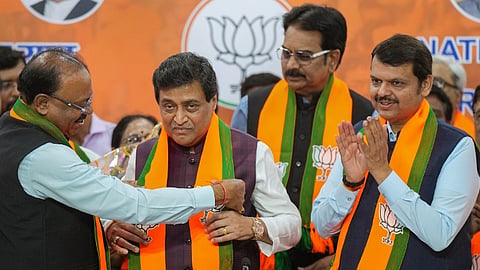 Ashok Chavan joining BJP on Tuesday in Mumbai.