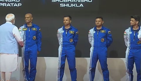 PM Modi Unveils Gaganyaan Astronaut Team