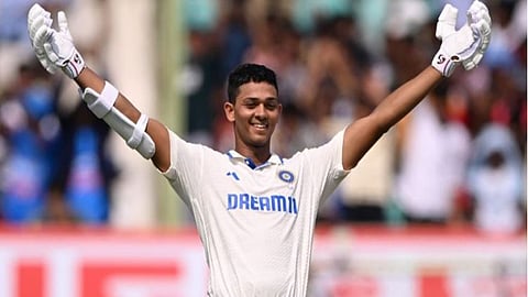 Yashasvi Jaiswal scores his maiden double ton.