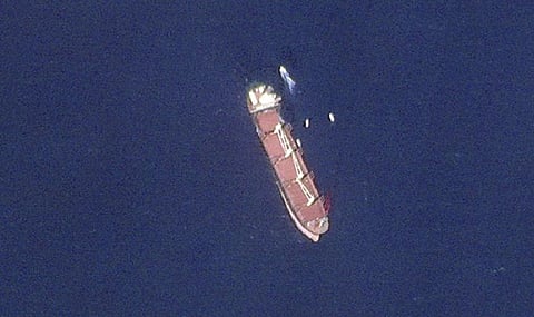 First ship sunk by Houthi rebels in Red Sea threatens ecological disaster