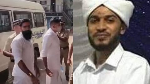 The accused in court premises, slain muezzin Riyas Maulavi