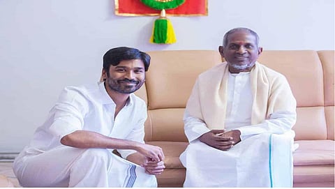 Dhanush  and Ilaiyaraaja  