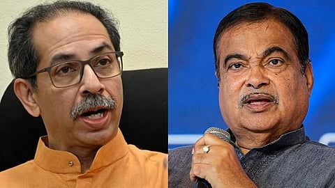 Uddhav (L), Gadkari (R)