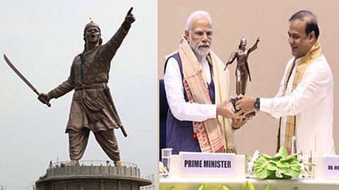 Statue of Lachit Borphukan (L)