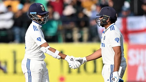 Rohit (R), Jaiswal  (L)
