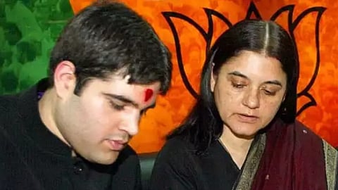 Varun Gandhi, Maneka Gandhi