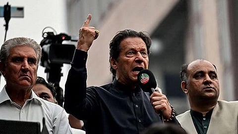 Ex-Pakistan PM Imran Khan and his party leaders