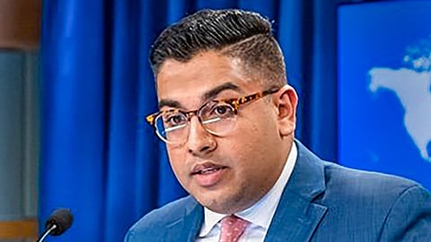 US Department of State's Principal Deputy Spokesperson Vedant Patel. 
