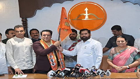 Bollywood actor and former Congress Lok Sabha MP Govinda on Thursday joined the Shiv Sena in the presence of Maharashtra Chief Minister Eknath Shinde in Mumbai.
