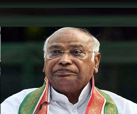 Congress president Mallikarjun Kharge 