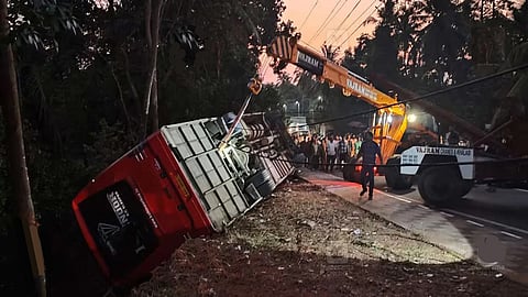 Bus accident, Kozhikode, Kerala