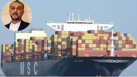Iranian Foreign Minister Hossein Amirabdollahian on the Indian crew of a Portuguese-flagged ship