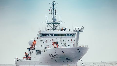 Chinese marine research ship back in Maldives waters