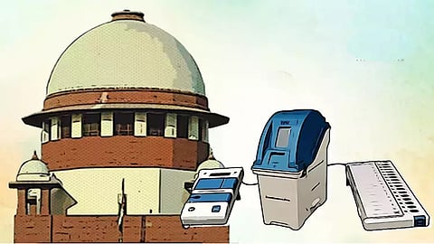 Supreme Court on cross verification of EVM - VVPAT process