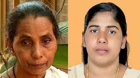Nimisha Priya (R) and her Mother,  Prema Kumari (L)