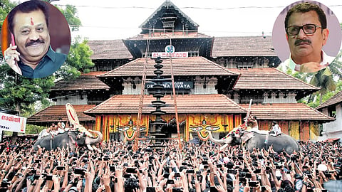 Thrissur Pooram -  Political war of words