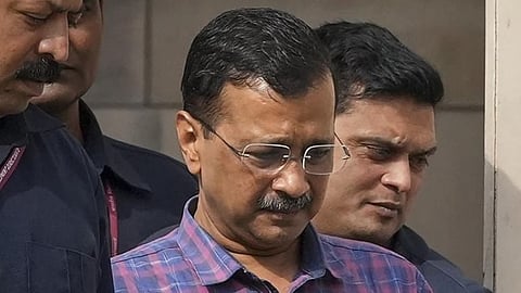 Arvind Kejriwal in ED custody.