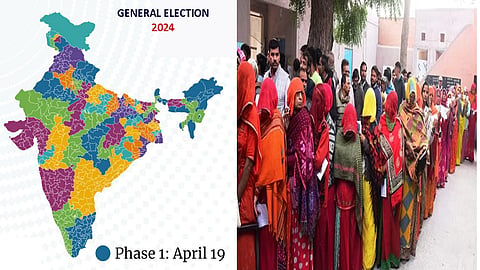 General election 2024 - Polling during phase 1
