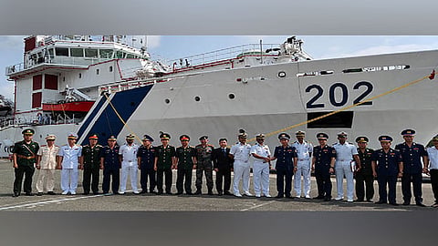 Indian Coast Guard ship Samudra Paheredar