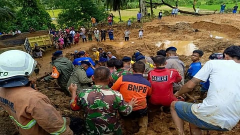 Landslides hit Indonesia's Sulawesi island