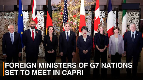 G7 foreign ministers' meet, Capri, Italy