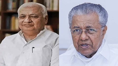 Kerala Governor Arif Mohammed Khan and CM P Vijayan