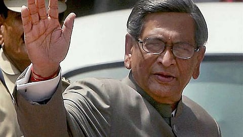  Veteran politician and former Karnataka Chief Minister S M Krishn