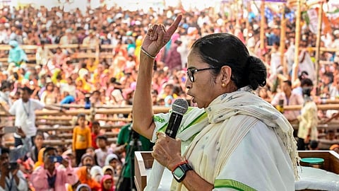 West Bengal outgoing Chief Minister and TMC chief Mamata Banerjee 