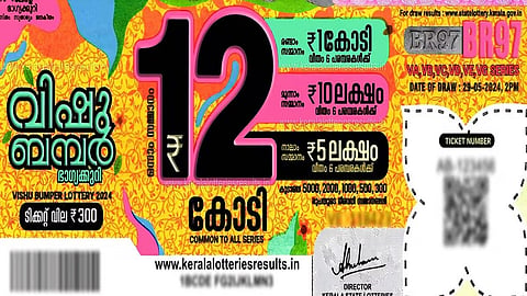 Vishu Bumper lottery result declared