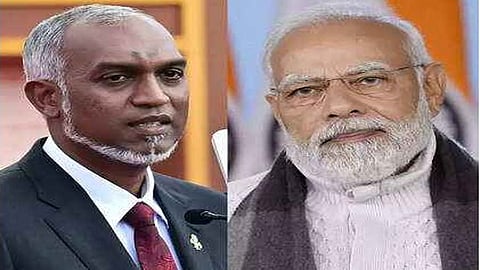 Maldivian President Mohamed Muizzu and PM Narendra Modi