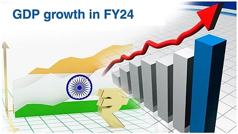 GDP Growth rate of India in FY 2024