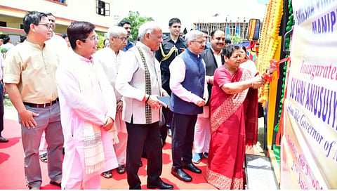 Manipur Governor launches 'School on Wheels' for children staying in relief camps